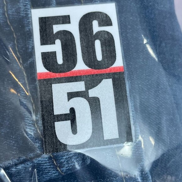 Calvin Klein Womens High-Rise Straight Leg Jeans Size 16 Blue NWT 5651 - Picture 8 of 9